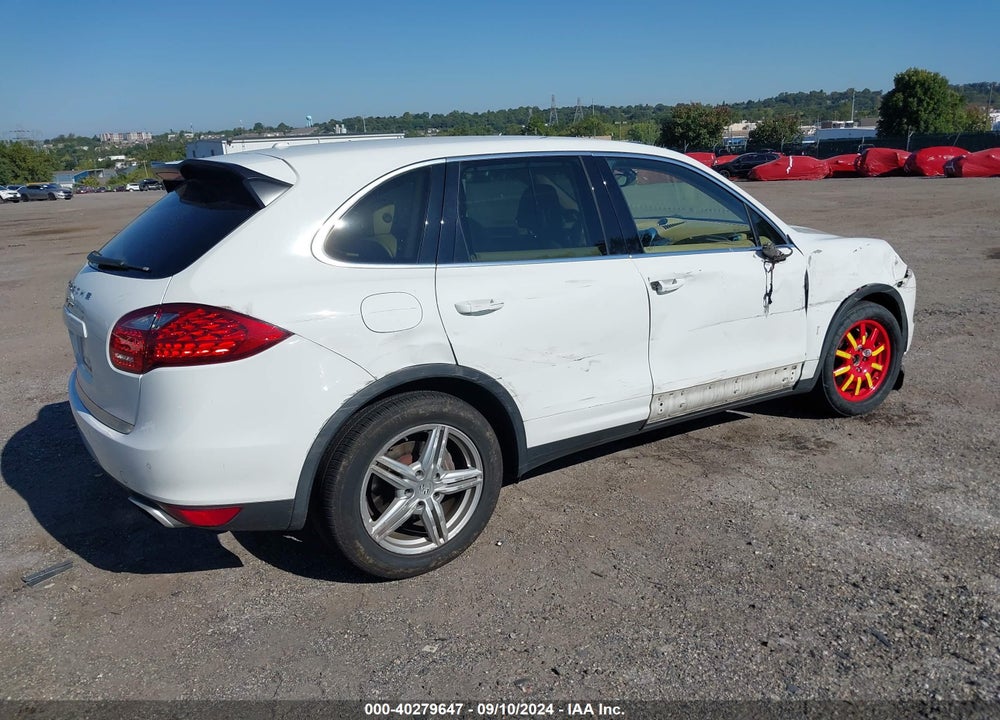 2012 PORSCHE CAYENNE VIN: WP1AA2A2XCLA09951