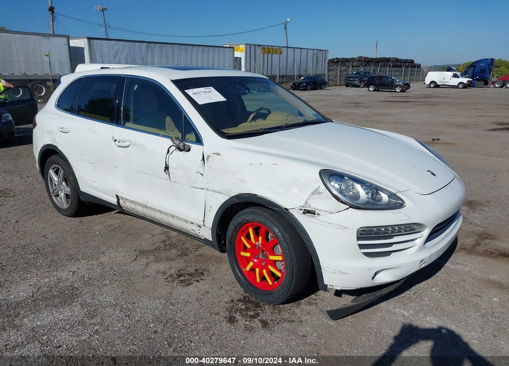 2012 PORSCHE CAYENNE VIN: WP1AA2A2XCLA09951
