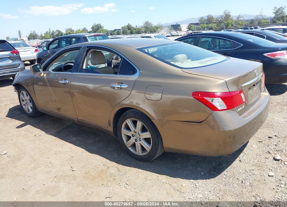 2007 LEXUS ES 350 VIN: JTHBJ46G272022628