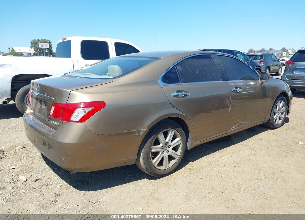 2007 LEXUS ES 350 VIN: JTHBJ46G272022628