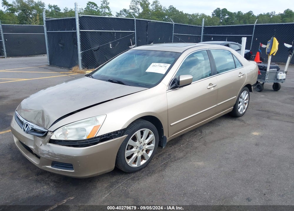 2007 HONDA ACCORD 3.0 EX VIN: 1HGCM66537A051215