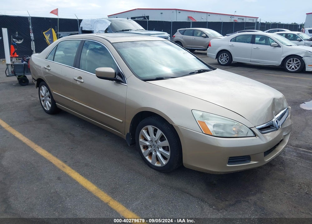 2007 HONDA ACCORD 3.0 EX VIN: 1HGCM66537A051215