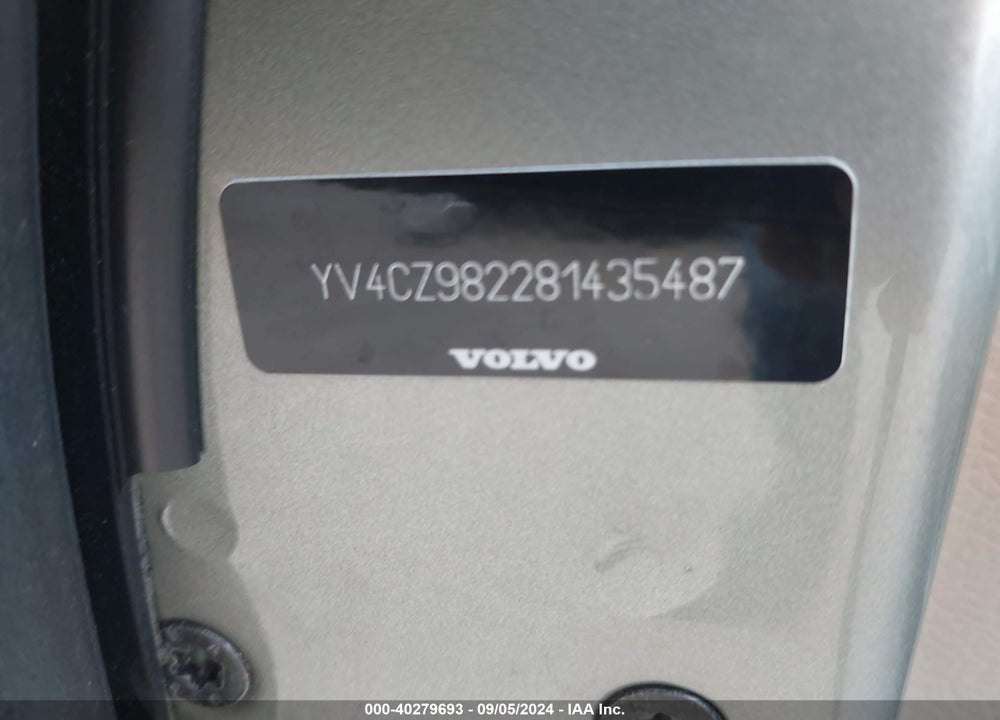 2008 VOLVO XC90 3.2 VIN: YV4CZ982281435487