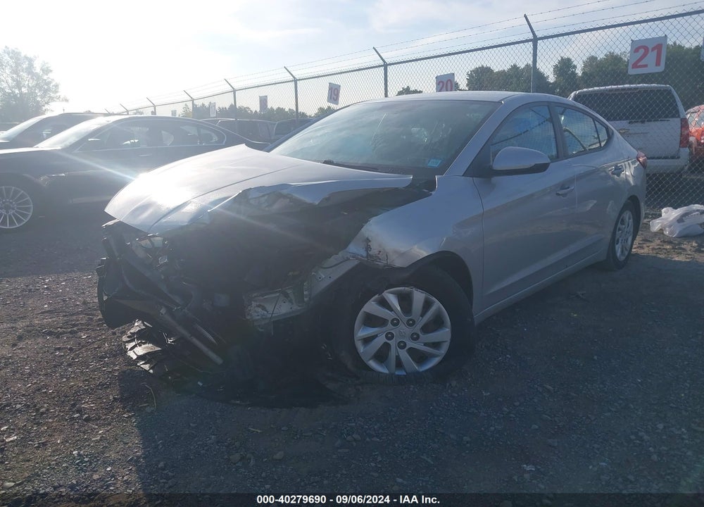 2019 HYUNDAI ELANTRA SE VIN: 5NPD74LF9KH464964