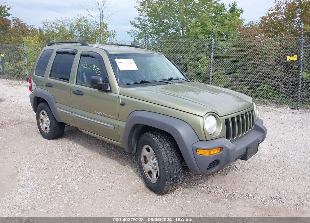 2003 JEEP LIBERTY SPORT VIN: 1J4GL48K93W554376