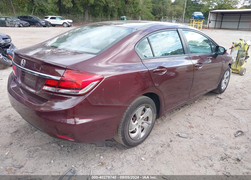 2015 HONDA CIVIC LX VIN: 19XFB2F50FE204557