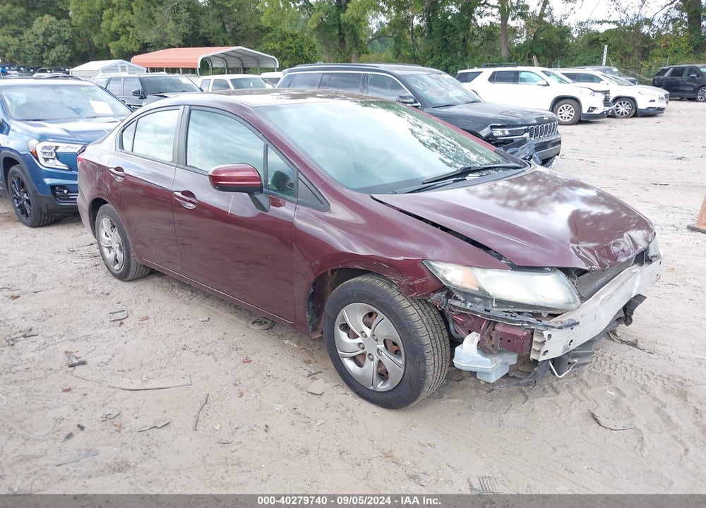 2015 HONDA CIVIC LX VIN: 19XFB2F50FE204557