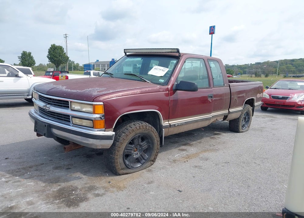 1998 CHEVROLET K1500 FLEETSIDE VIN: 2GCEK19RXW1181189