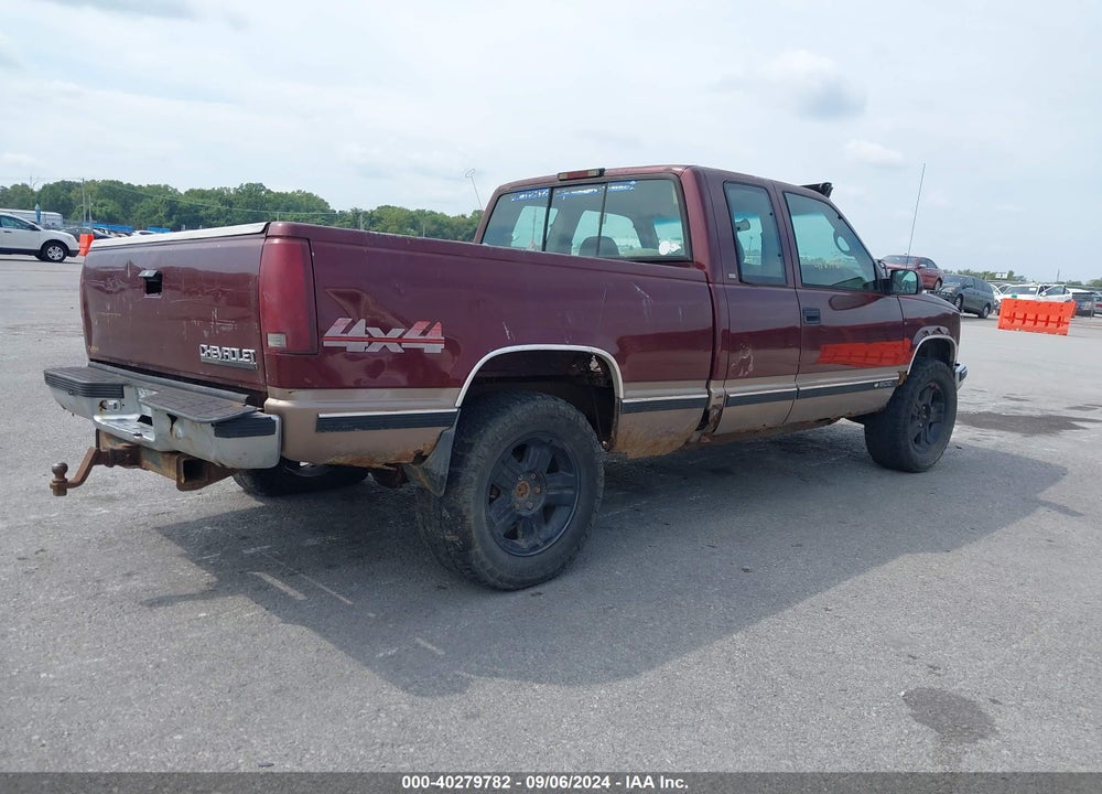 1998 CHEVROLET K1500 FLEETSIDE VIN: 2GCEK19RXW1181189
