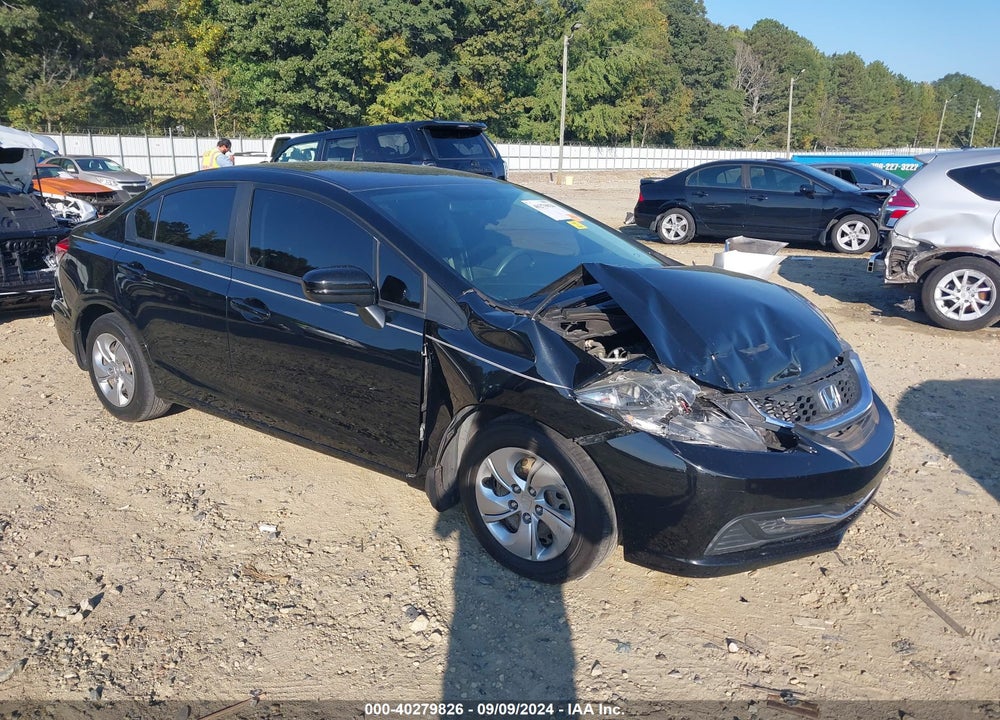 2015 HONDA CIVIC LX VIN: 19XFB2F51FE076880