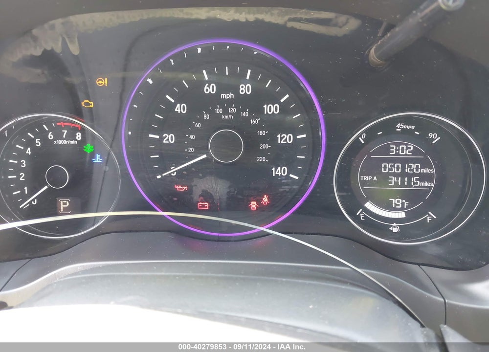 2019 HONDA HR-V SPORT VIN: 3CZRU6H19KG725133