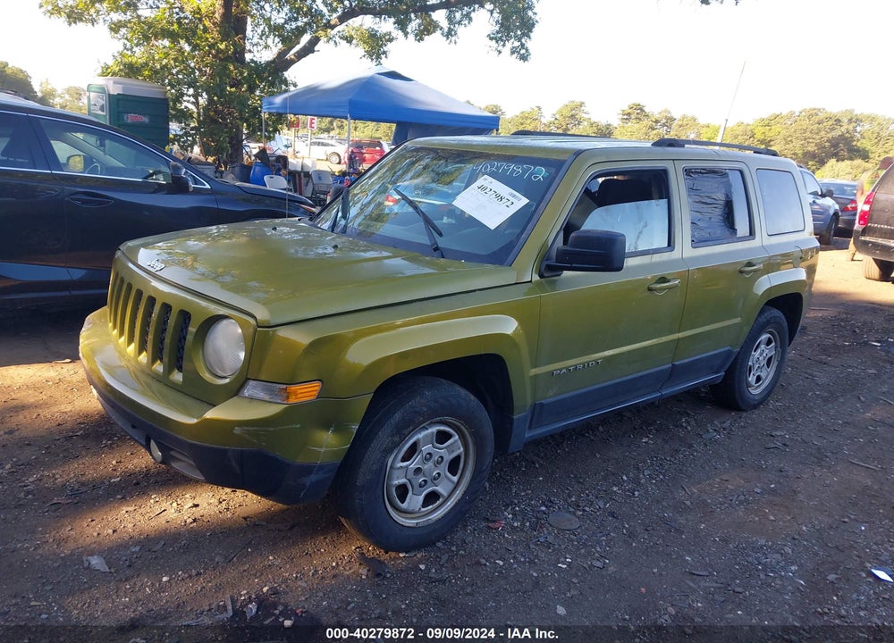 2012 JEEP PATRIOT SPORT VIN: 1C4NJPBA1CD579126