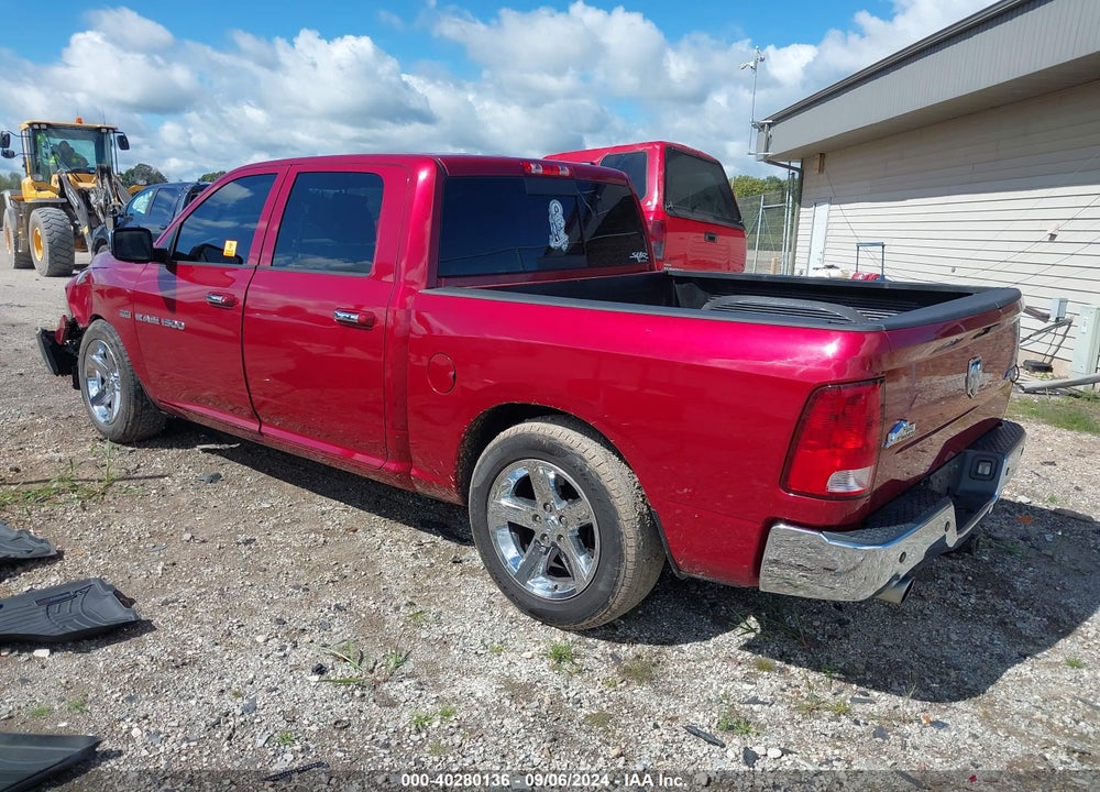 2012 RAM 1500 SLT VIN: 1C6RD7LT6CS291064