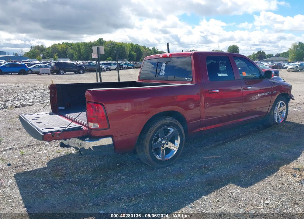 2012 RAM 1500 SLT VIN: 1C6RD7LT6CS291064