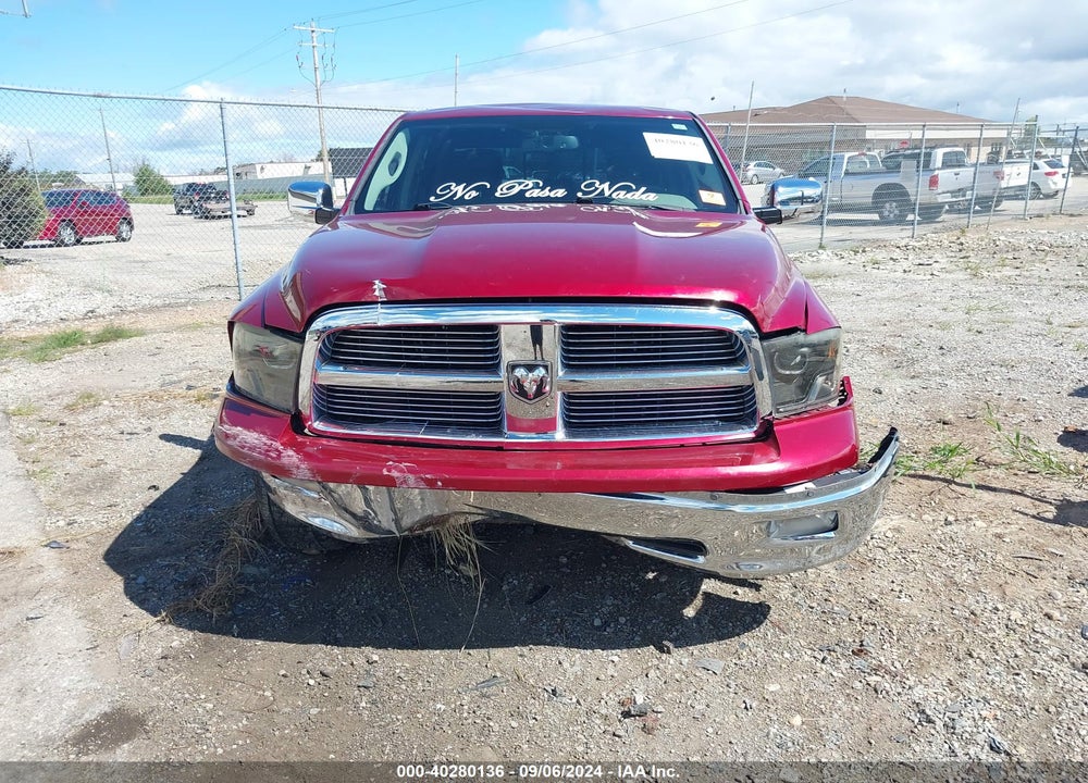 2012 RAM 1500 SLT VIN: 1C6RD7LT6CS291064