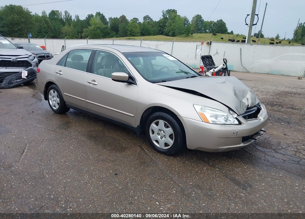 2005 HONDA ACCORD 2.4 LX VIN: 3HGCM56495G702637