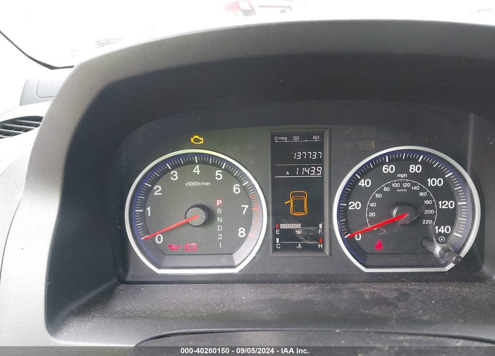 2009 HONDA CR-V LX VIN: 5J6RE48389L007833