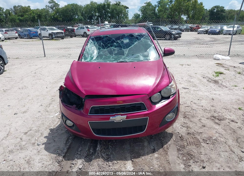 2014 CHEVROLET SONIC LT AUTO VIN: 1G1JC5SH6E4127209