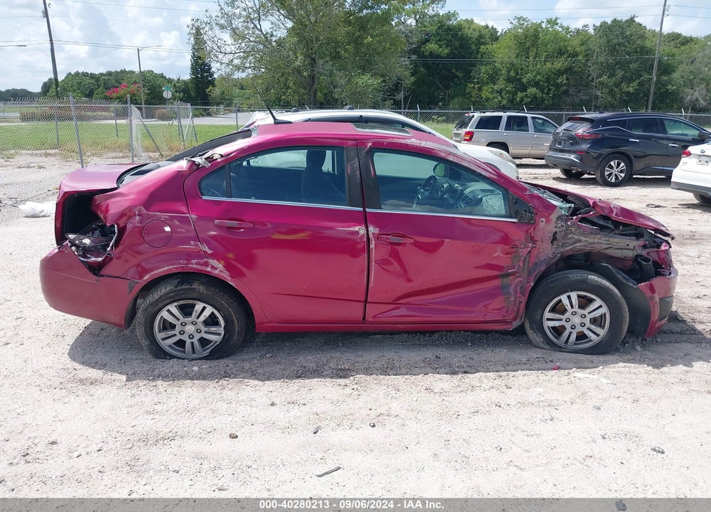2014 CHEVROLET SONIC LT AUTO VIN: 1G1JC5SH6E4127209