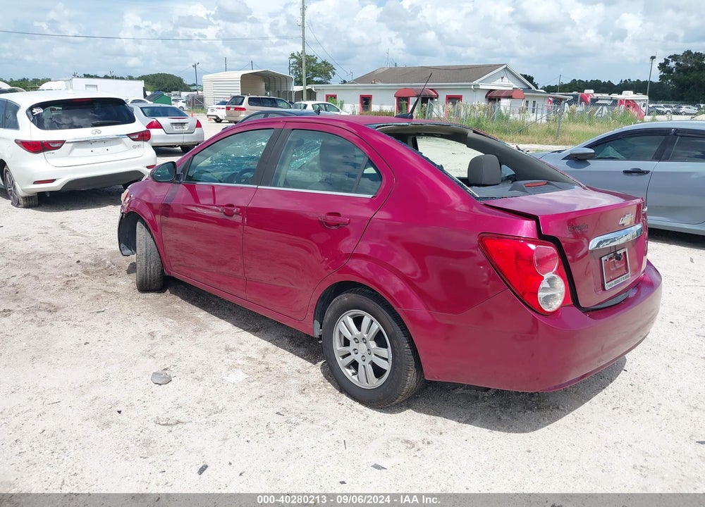 2014 CHEVROLET SONIC LT AUTO VIN: 1G1JC5SH6E4127209