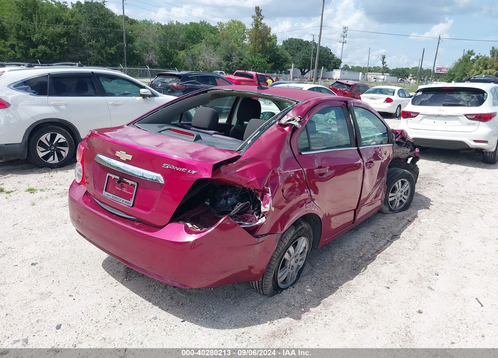 2014 CHEVROLET SONIC LT AUTO VIN: 1G1JC5SH6E4127209