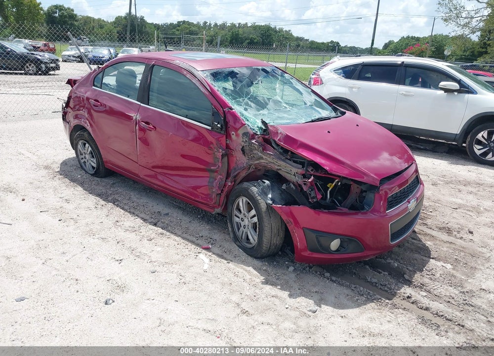2014 CHEVROLET SONIC LT AUTO VIN: 1G1JC5SH6E4127209