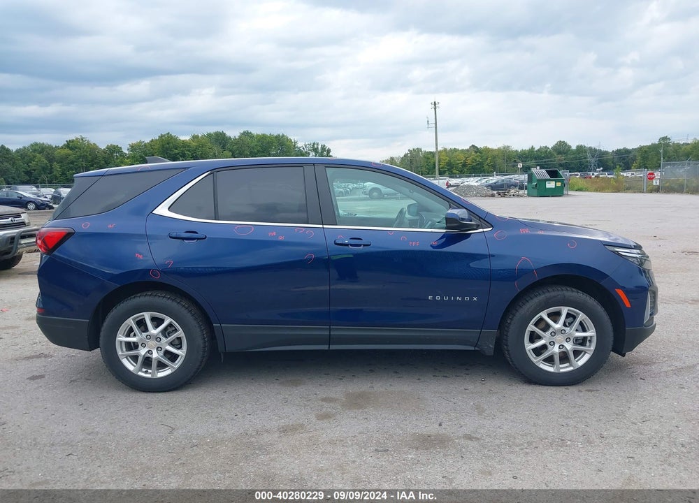 2022 CHEVROLET EQUINOX AWD LT VIN: 3GNAXUEV2NL283613