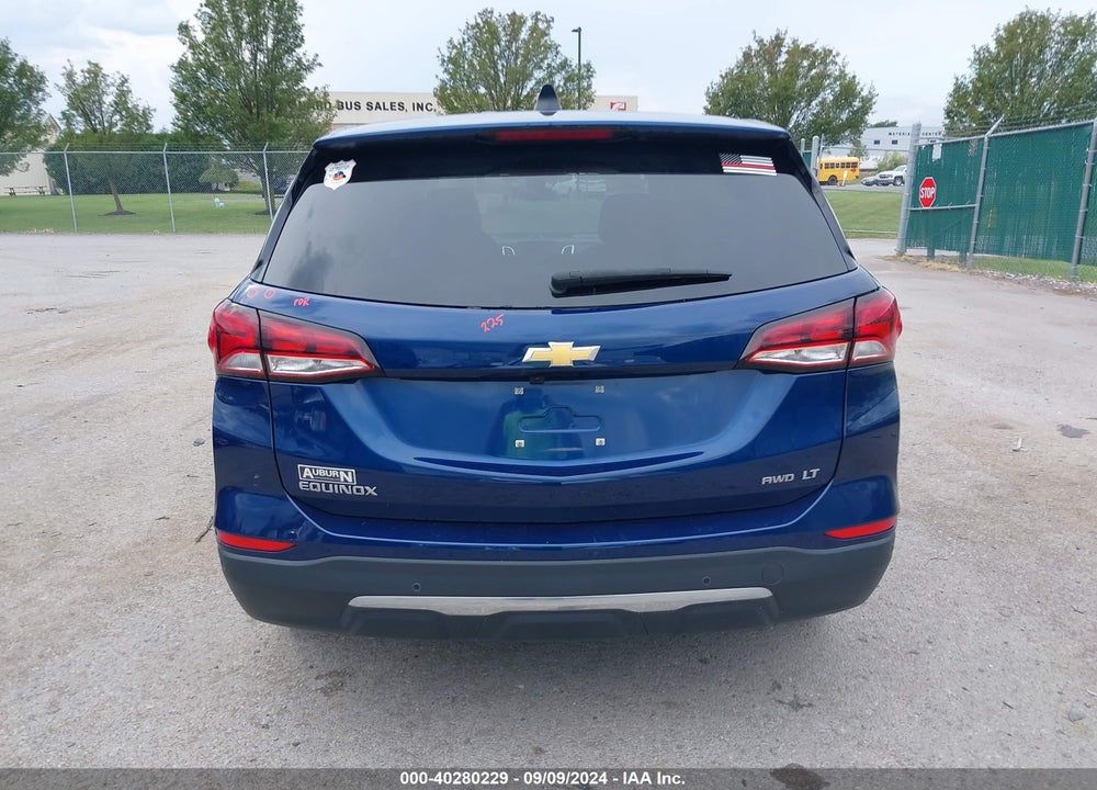 2022 CHEVROLET EQUINOX AWD LT VIN: 3GNAXUEV2NL283613
