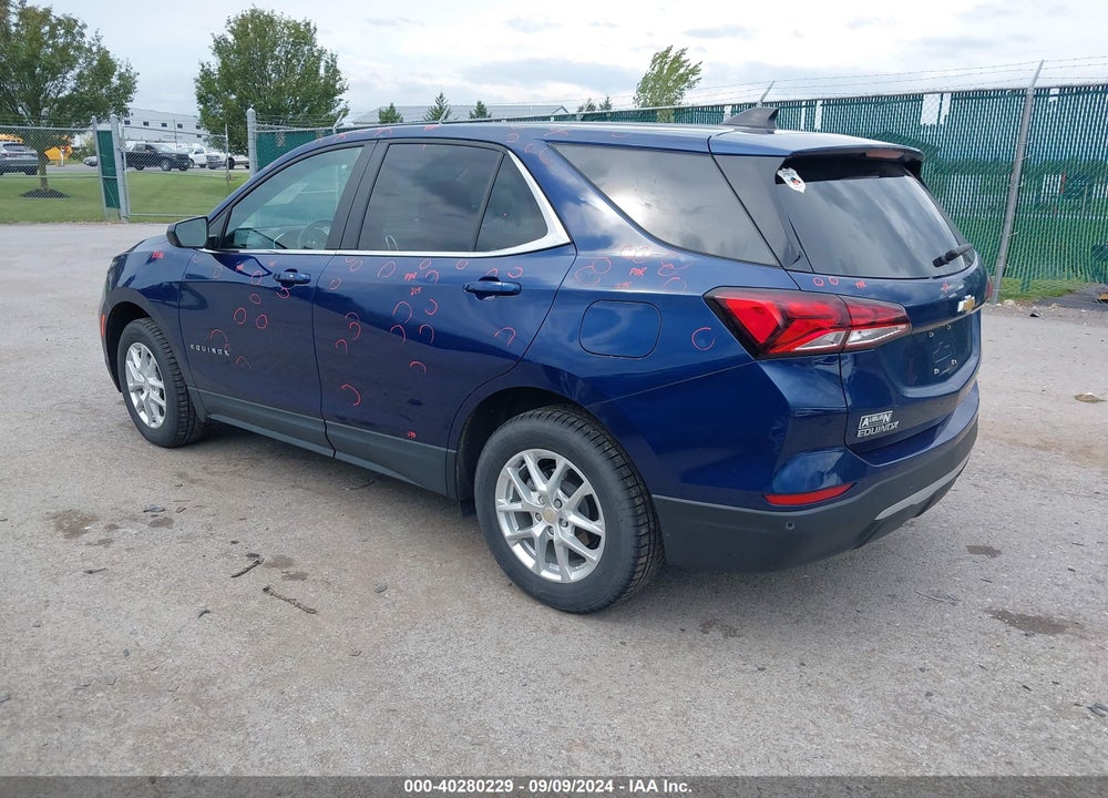 2022 CHEVROLET EQUINOX AWD LT VIN: 3GNAXUEV2NL283613