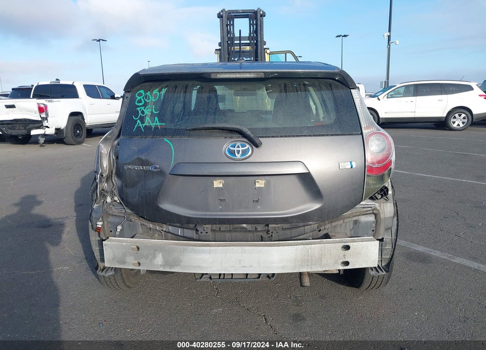 2012 TOYOTA PRIUS C ONE VIN: JTDKDTB31C1503606
