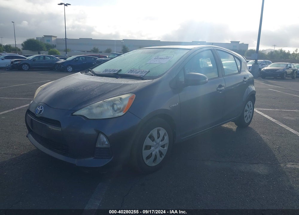 2012 TOYOTA PRIUS C ONE VIN: JTDKDTB31C1503606