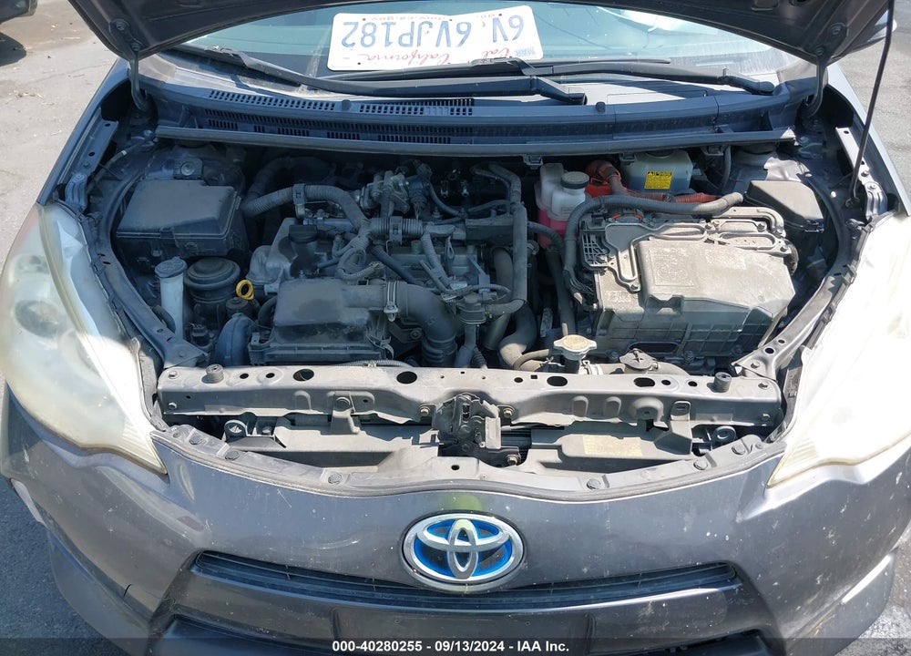 2012 TOYOTA PRIUS C ONE VIN: JTDKDTB31C1503606