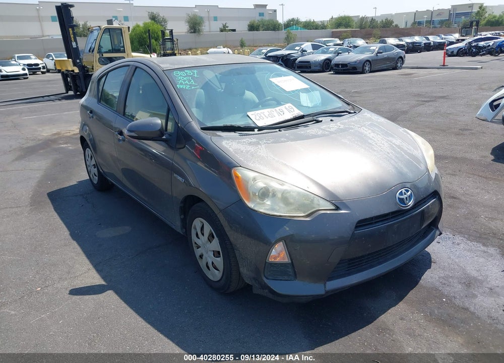 2012 TOYOTA PRIUS C ONE VIN: JTDKDTB31C1503606