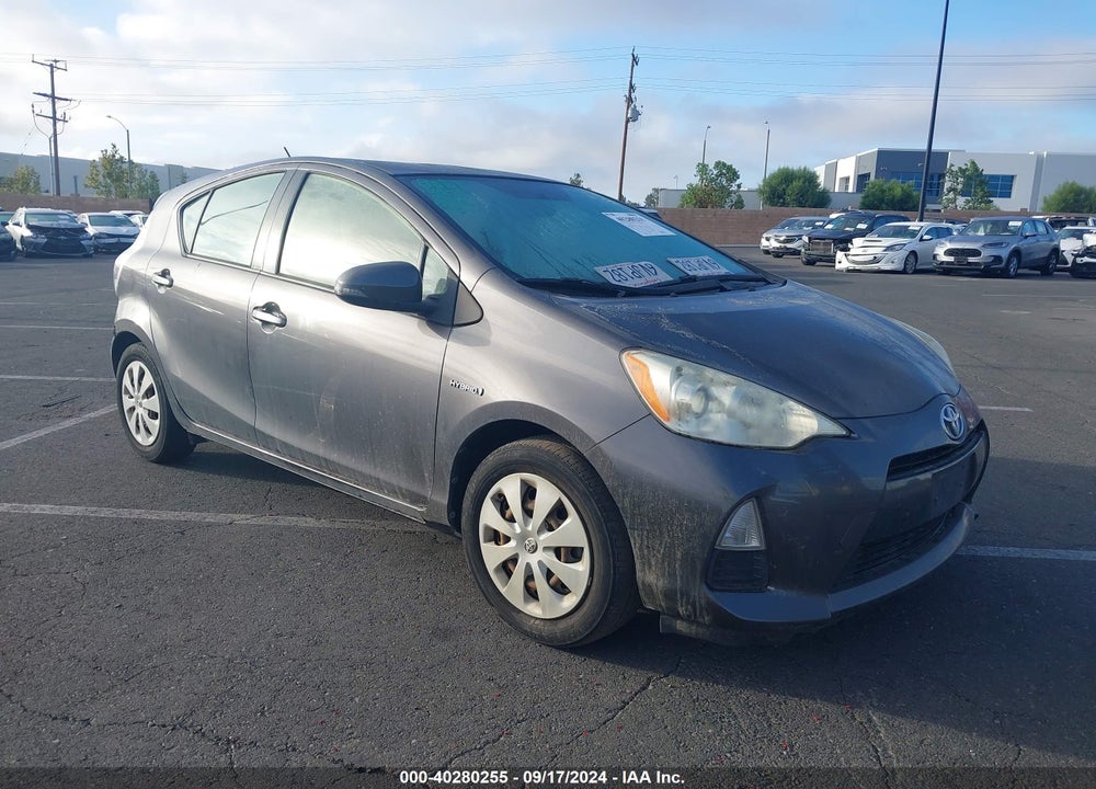 2012 TOYOTA PRIUS C ONE VIN: JTDKDTB31C1503606