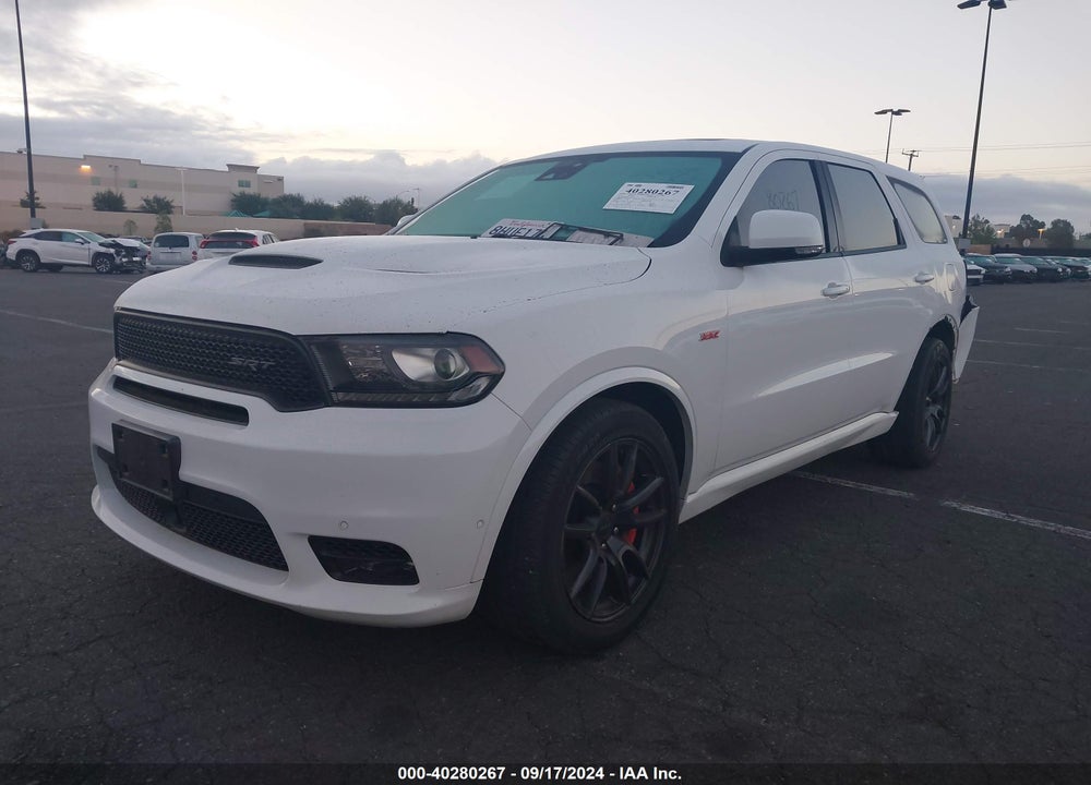 2018 DODGE DURANGO SRT AWD VIN: 1C4SDJGJ2JC156185