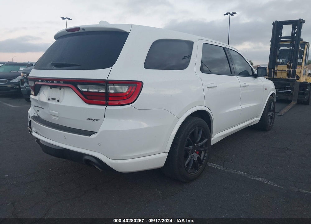 2018 DODGE DURANGO SRT AWD VIN: 1C4SDJGJ2JC156185