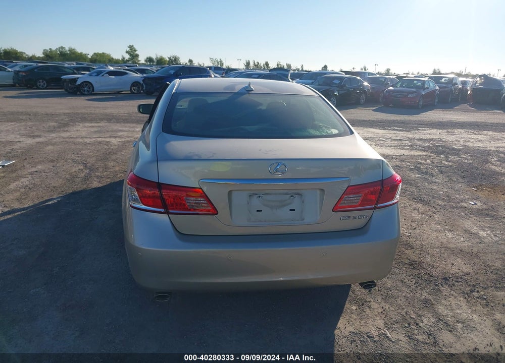 2012 LEXUS ES 350 VIN: JTHBK1EG6C2480566