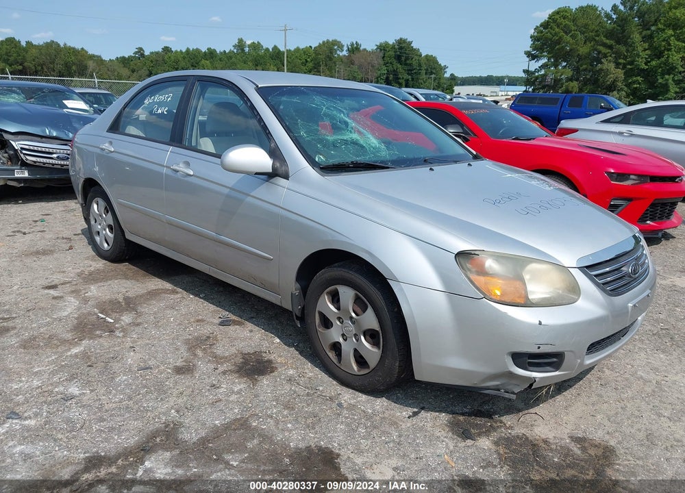 2009 KIA SPECTRA LX VIN: KNAFE221395627205