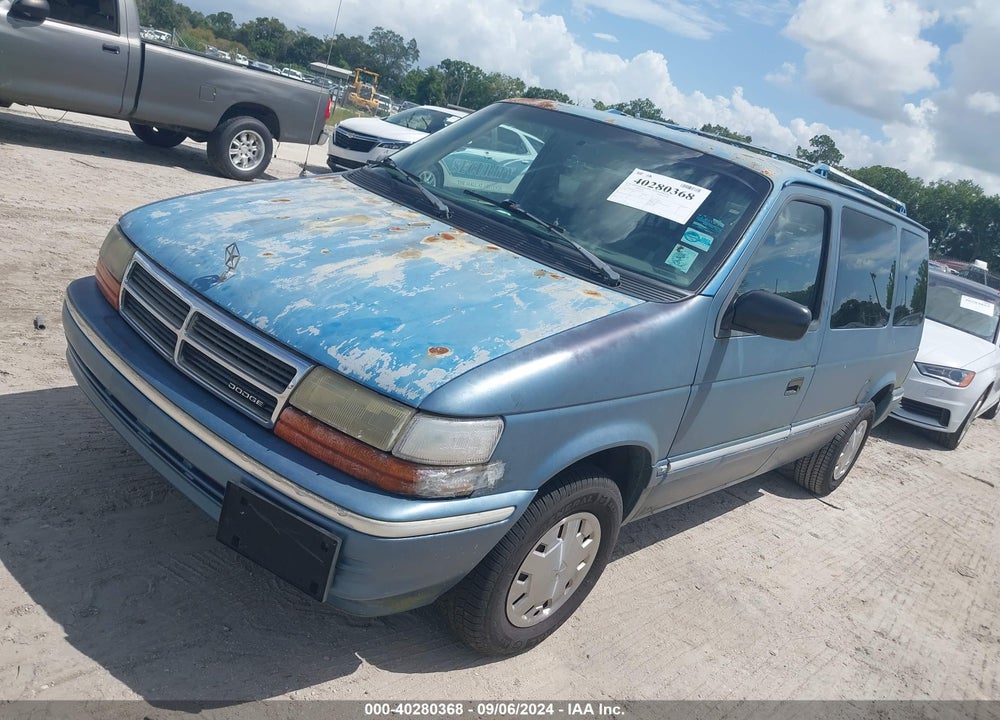 1992 DODGE CARAVAN SE VIN: 2B4GH4537NR724770