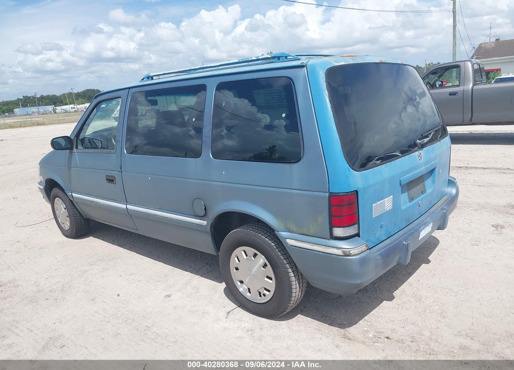 1992 DODGE CARAVAN SE VIN: 2B4GH4537NR724770