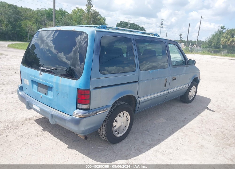1992 DODGE CARAVAN SE VIN: 2B4GH4537NR724770