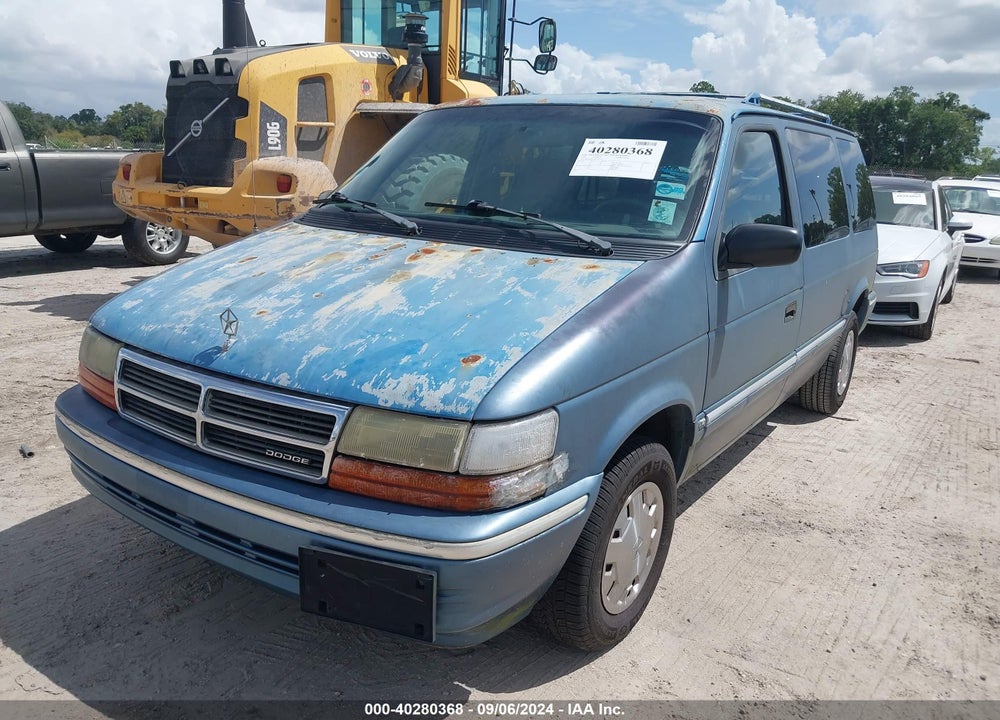 1992 DODGE CARAVAN SE VIN: 2B4GH4537NR724770