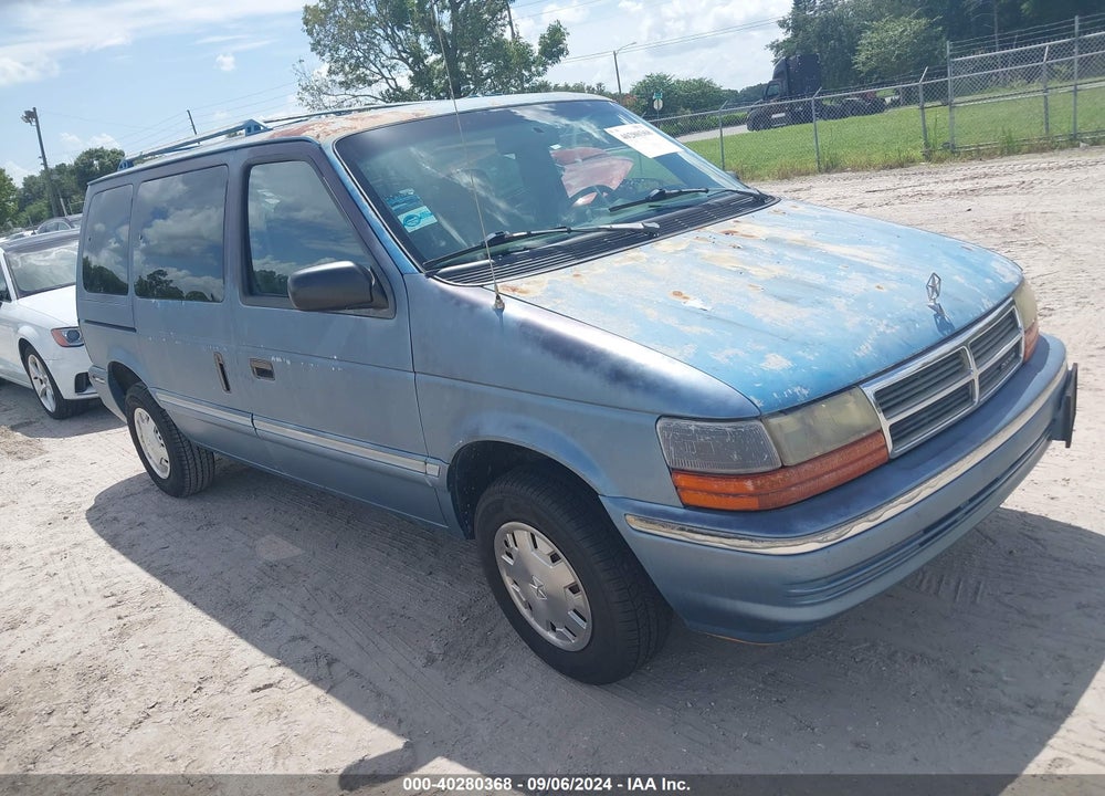 1992 DODGE CARAVAN SE VIN: 2B4GH4537NR724770