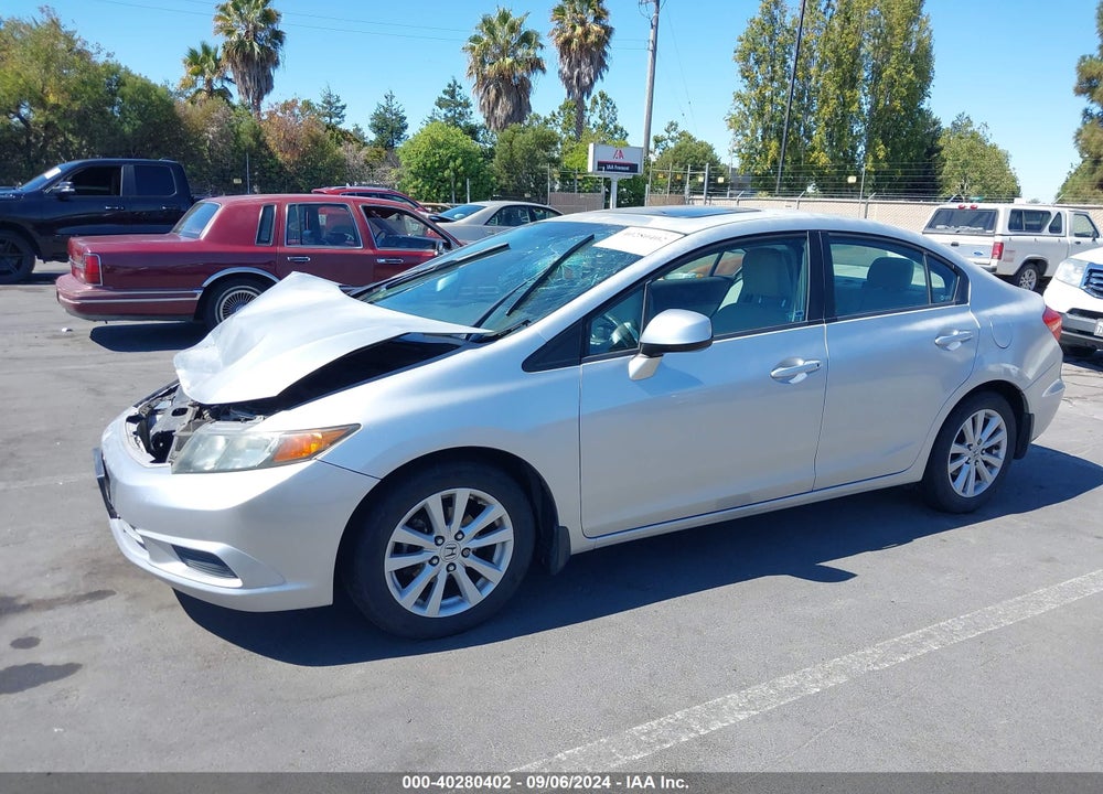 2012 HONDA CIVIC EX VIN: 2HGFB2F81CH305036