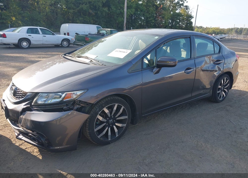 2014 HONDA CIVIC EX-L VIN: 19XFB2F9XEE232013