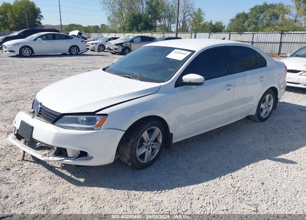 2012 VOLKSWAGEN JETTA 2.0L TDI VIN: 3VWLL7AJ9CM335244