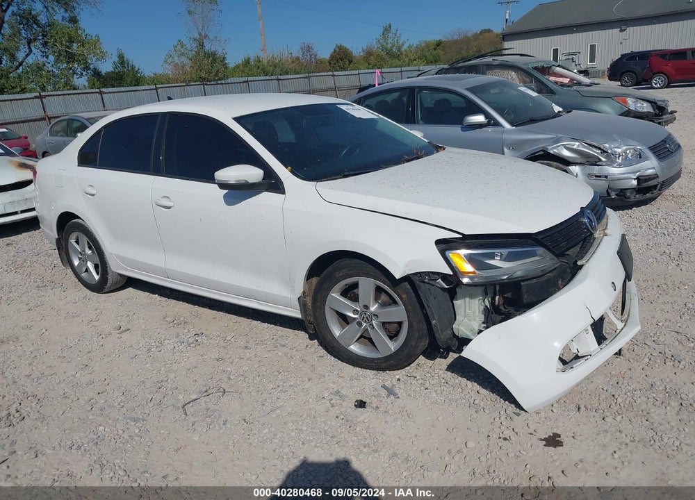 2012 VOLKSWAGEN JETTA 2.0L TDI VIN: 3VWLL7AJ9CM335244