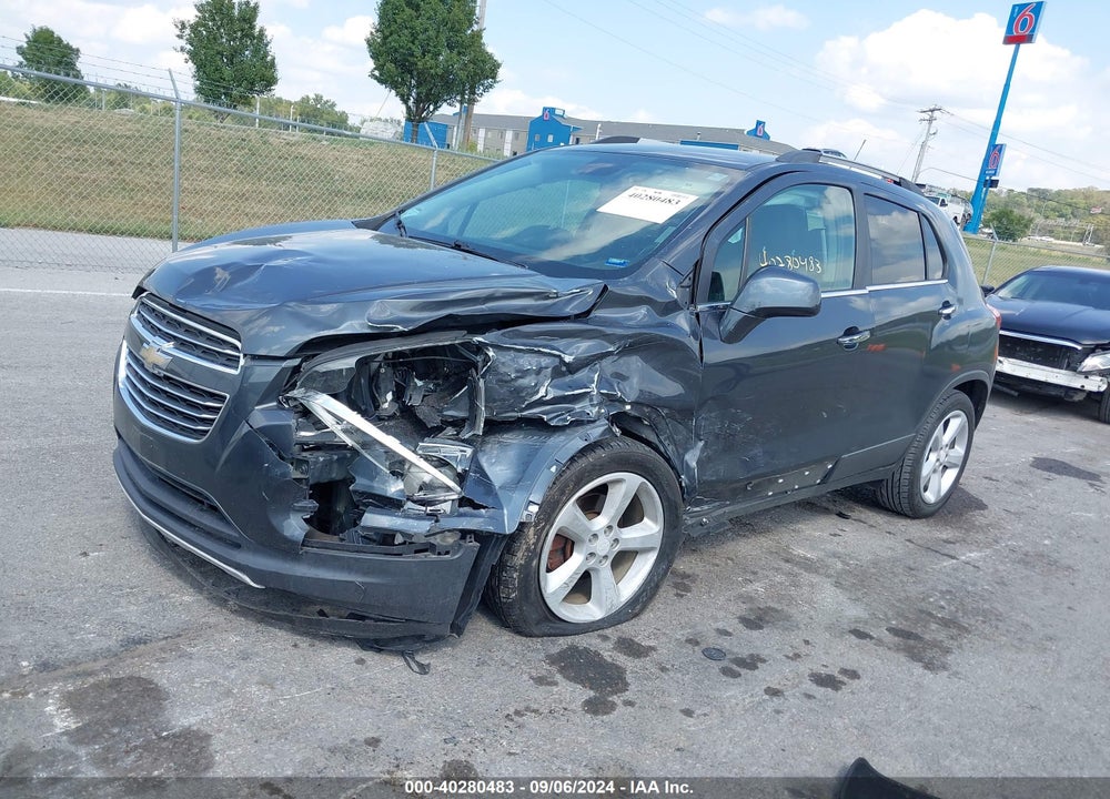 2016 CHEVROLET TRAX LTZ VIN: 3GNCJMSB2GL205520