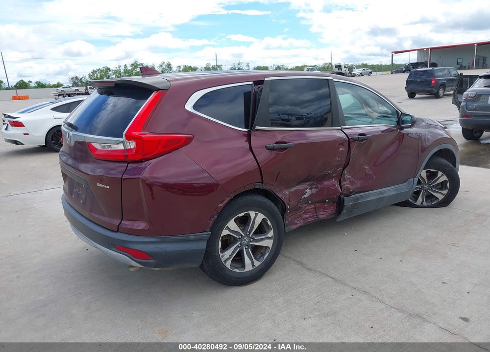 2017 HONDA CR-V LX VIN: 7FARW5H39HE009279
