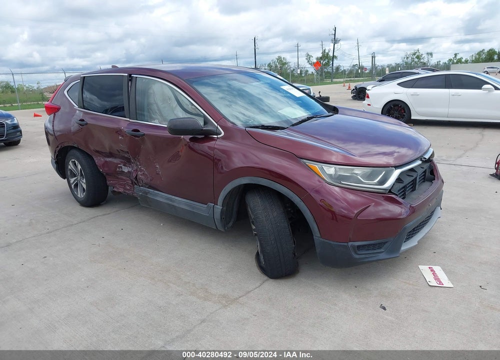 2017 HONDA CR-V LX VIN: 7FARW5H39HE009279